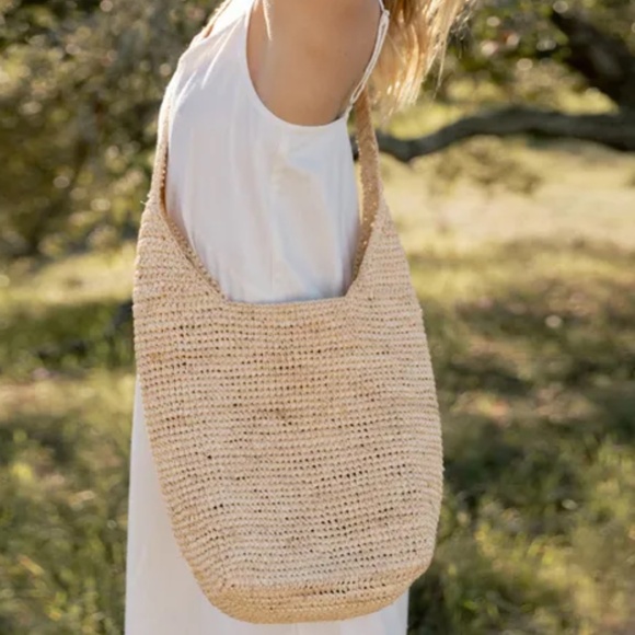 Jenni Kayne Raffia Crossbody Bag - Picture 2 of 5